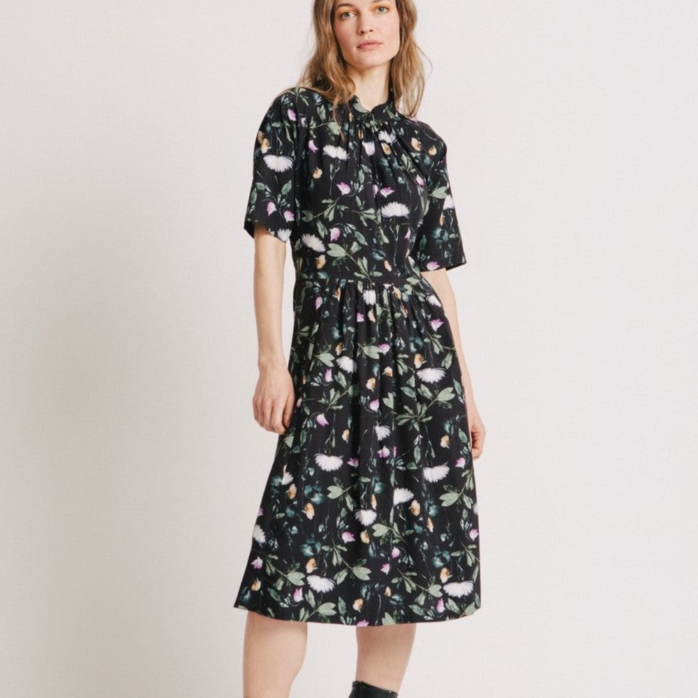 Allison Wonderland Mabel Dress Black Floral
